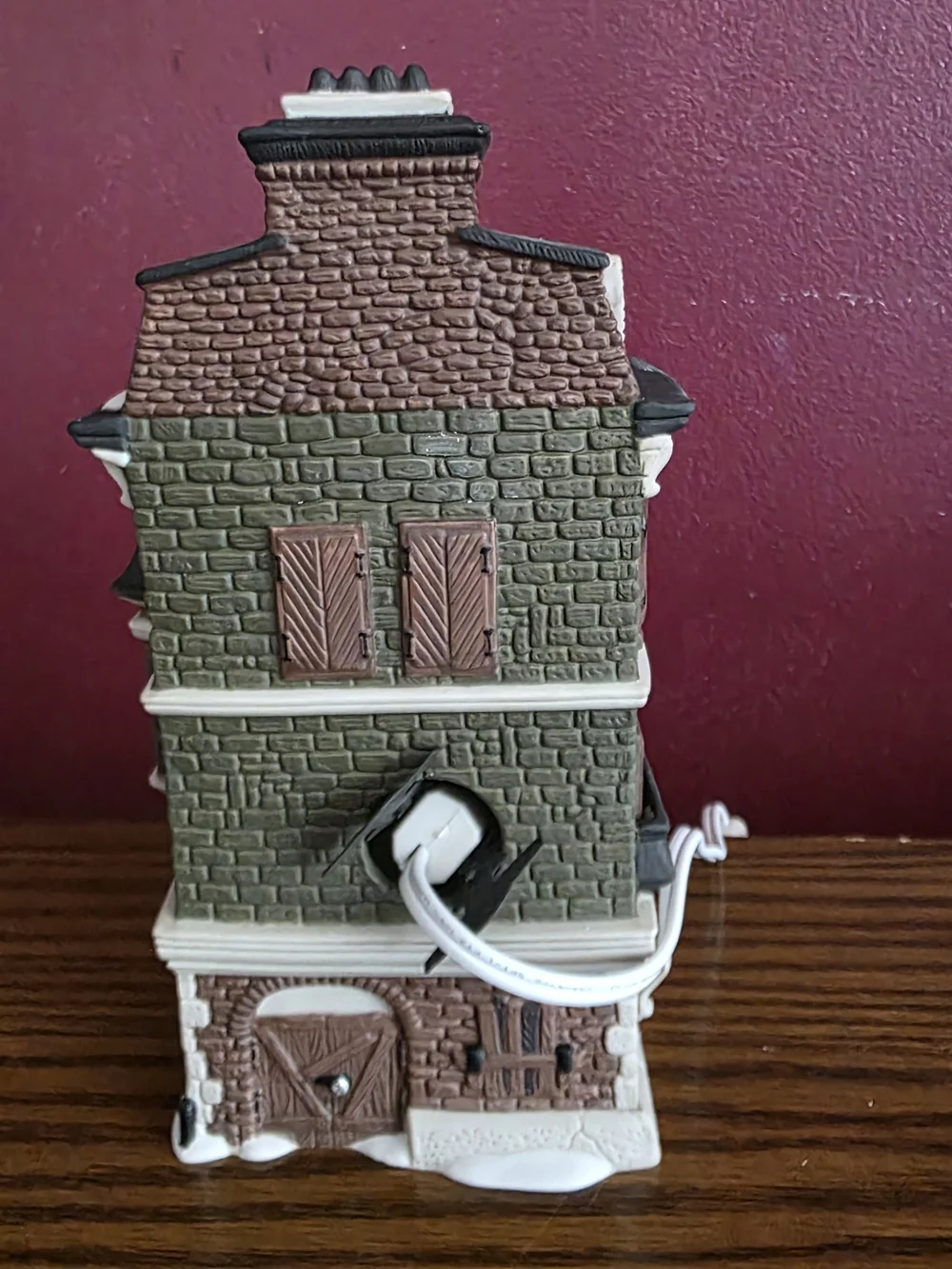 VTG Dept 56 Dickens' Village The Flat of Ebenezer Scrooge Illuminated 1989 Box